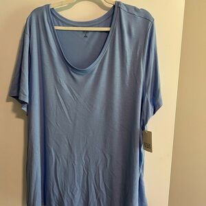Light blue Ana silky tee
